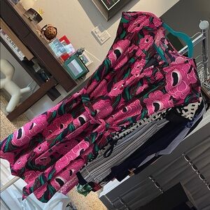 Talbots Pink Floral Dress